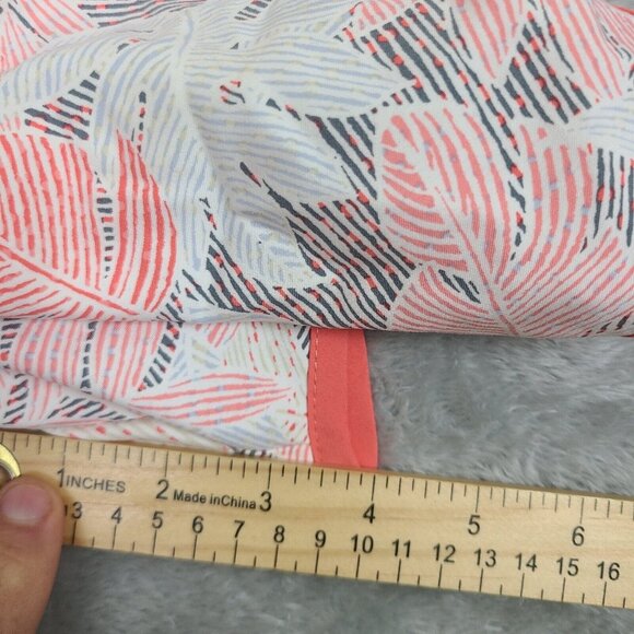 Columbia PFG Tropical Print Shorts Women's Size Small Orange and White - Picture 3 of 10